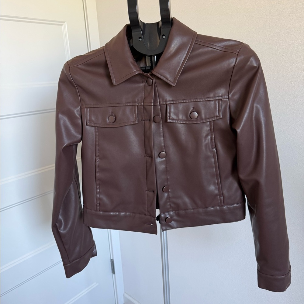 Brown Faux Women's Jacket